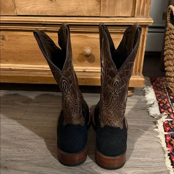 Stetson Exotic River Horse Hippopotamus Boots